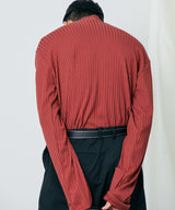 ハリスシルキータートルネックロングスリーブ / harris silky turtle neck long sleeve burgandy