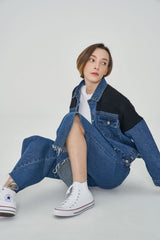 ニットデニムジャケット/ KNIT DENIM JACKET [6653]