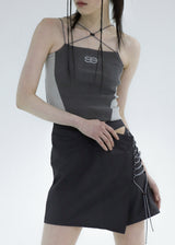 Wrap String Skirts - Grey