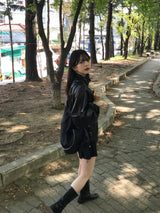 lustrous windbreaker jacket
