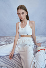 HIDE Cross Bra Top (White) (6570975592566)