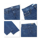 ボウセミワイドデニムパンツ/LMN Bow Semi-Wide Denim Pants (4 colors)
