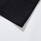 カットポイントダッフルコート / CUT POINT DUFFLE COAT - BLACK