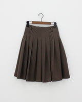 フレンチプリーツミディスカート / French Pleated Midi Skirt (3color)