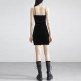 Osh velvet mini dress