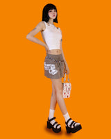 ベルトポイントスリーブレストップ / belt point sleeveless (2 color)