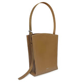 ハープハーフショルダーバッグ / harp-half shoulder bag_camel