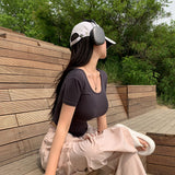 アメージングボディースリムUネックTシャツ