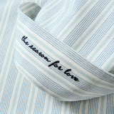 Layla The reason for love Island Oxford Stripe Shirt S86 Classic Blue (6594999812214)