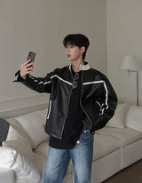 Uno Leather Biker Jacket