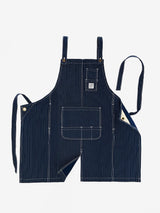 Classic Apron (Navy/White Stripe) (6685192847478)