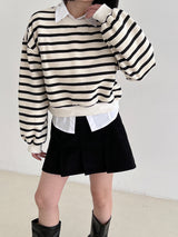 フラットミニスカート/Flat mini skirt (4color)