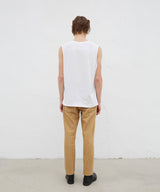 UNFAZED SLEEVELESS (WHITE) (6562381234294)