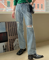 カラーマイレリーフビンテージデニムパンツ/Colmy Relief Vintage Denim