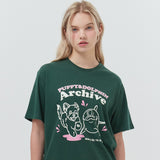 パピードルフィントゥゲザーTシャツ/Puppy dolphin Run to you half sleeve tshirt