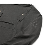 Double Pocket Vest Hood Black 0187 (4644361764982)