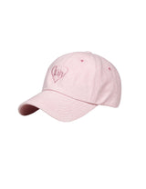 HEART SYMBOL BALL CAP (PINK)