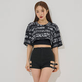 ペア半袖クロップTシャツ/(9194) Pair Short Sleeve Crop Tee