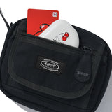 ポケットビンテージウォッシングミニクロスバッグ／POCKET VINTAGE WASHING MINI CROSS BAG [BLACK]