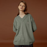 Mix V Neck Knit (4607217893494)