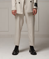 Cropped slacks - Ivory (4622120616054)