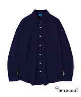 クールスクエアテンションシャツ/Cool Square Tension Shirt S124 Navy