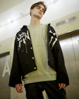 ドロップショルダープリントGジャン / DROPED SHOLDER PRINTED DENIM JKT (4580949065846)