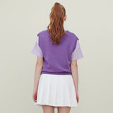 Smile knit vest (6684774695030)