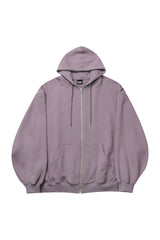  BLUR HEART LOOSE HOODIE ZIP UP_INDI PINK