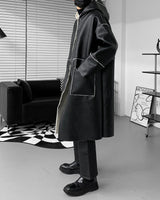 90'S メイジロングフーデッドムートンコート/90's Meiji Long Hooded Mustang Coat (1 colors)