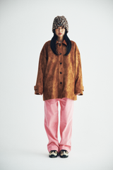 Corduroy Pintuck Band Pants  (pink)