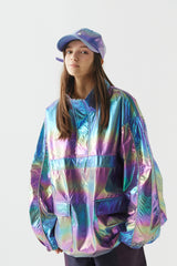 アノラックジャケット / BSR2223FWJK096 RTR ANORAK JACKET HOLOGRAM GREEN