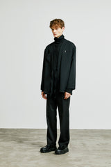 minimal bar hanten shirt cardigan black (6615492395126)