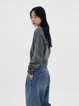 グランドVネックウールカーディガン / Grand V-neck wool cardigan (8color)