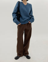 RajVネックニット/Raj V-neck Knit (6color)