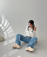 カーリーフーフクロッギングスリッパ