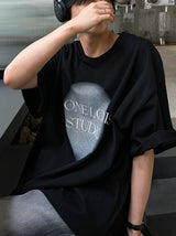 スプレープリントTシャツ