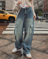 (UNISEX) ハミングウォッシングカーゴジーパン