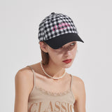 Classic check Ball-cap [Black] (6679671734390)