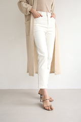 バンディングストレートパンツ / SOOTHING CREAM JEANS / BANDING STRAIGHT PANTS