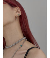 サージカルスチール3リングピアス/Surgical steel 3 ring earring