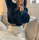 [Bellide made/Long-sleeved version] Vintage Pocket Denim Shirt