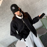 Contrast Stitch Zip-Up Jacket (6684150005878)