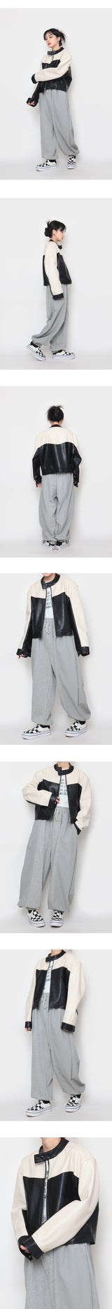 ミックスカラーリングバルーンジョガーパンツ / Mixed Coloring Balloon Jogger pants
