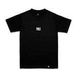 TZ SPLIT AMBIGRAM TEE - BLACK (6635134648438)