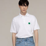 クローバースマイルエンブロイダリーショートスリーブTシャツ