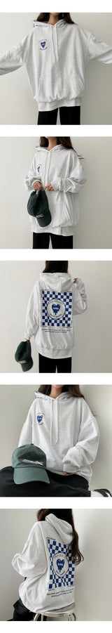 Flowing Heart Boxy Hoodie