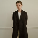 マニッシュダブルロングコート/Mannish double long coat