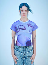パープルドリームクロップTシャツ / PURPLE DREAM CROP T