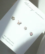 ミニガーデンピアス / [4 set] mini garden piercing set